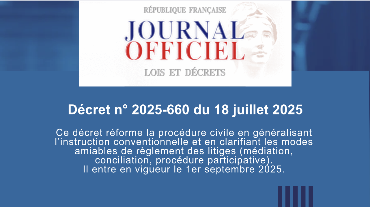 Décret du 18 juillet 2025
